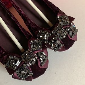 Tory Burch velvet flats